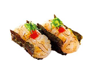 炙りほたての海苔包みの画像