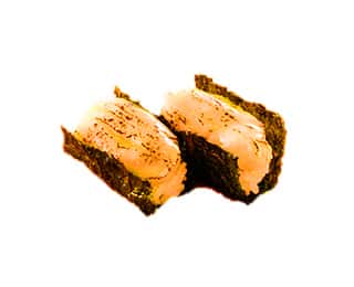 炙り貝柱バター醤油海苔包み（たいらぎ）の画像