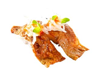 炙り牛カルビ 中華風の画像