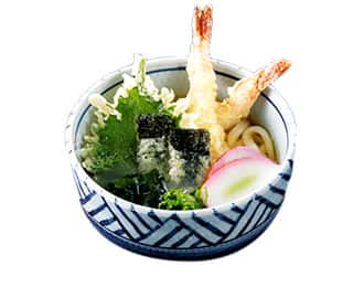 天ぷらうどんの画像