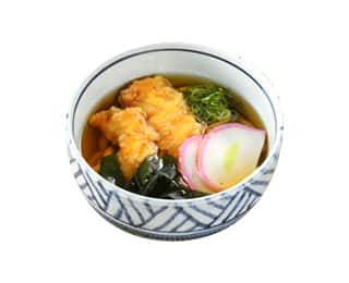 国産とり天うどんの画像